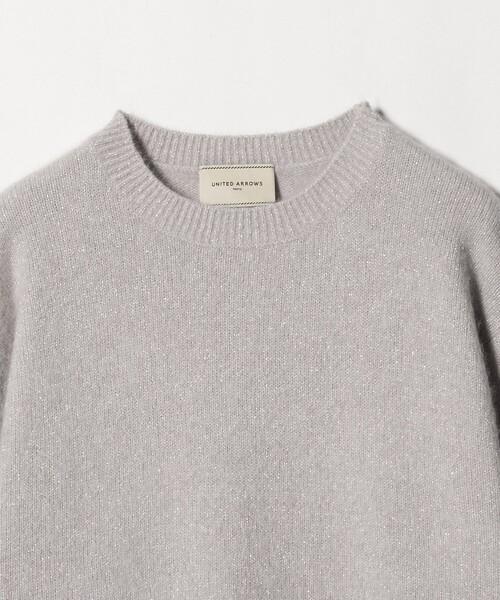 セール】フォックス ウール ラメ クルーネック ニット（ニット