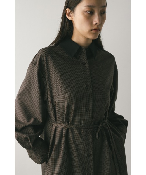 STYLEMIXER(スタイルミキサー)の「ミディシャツワンピース(シャツワンピース・レディース・ブラウン系その他/アイボリー・FREE)」の14枚目の写真