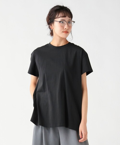 BEAMS HEART(ビームスハート)の「バック スリット プルオーバー(Tシャツ/カットソー・レディース・カーキ/ブラック/オフホワイト・FREE)」の7枚目の写真