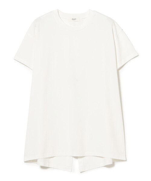 BEAMS HEART(ビームスハート)の「バック スリット プルオーバー(Tシャツ/カットソー・レディース・カーキ/ブラック/オフホワイト・FREE)」の12枚目の写真
