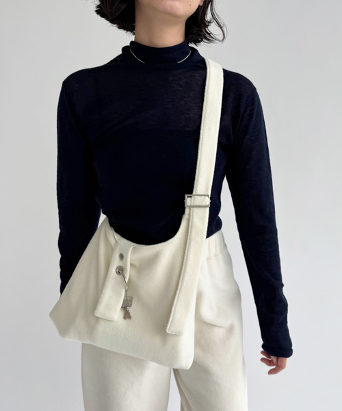 EDIT. FOR LULU（エディットフォールル）の「【DISCUS×LULU】cozy shoulder bag（クラッチバッグ・レディース・ホワイト系その他・FREE）」の4枚目の写真