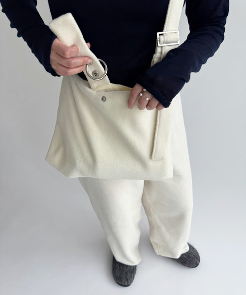 EDIT. FOR LULU（エディットフォールル）の「【DISCUS×LULU】cozy shoulder bag（クラッチバッグ・レディース・ホワイト系その他・FREE）」の5枚目の写真