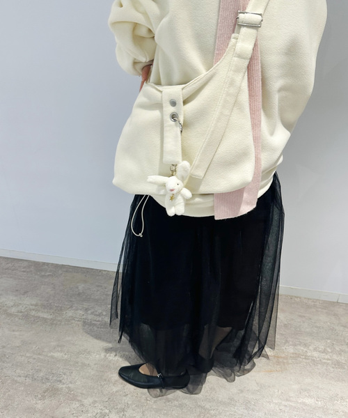 EDIT. FOR LULU（エディットフォールル）の「【DISCUS×LULU】cozy shoulder bag（クラッチバッグ・レディース・ホワイト系その他・FREE）」の7枚目の写真