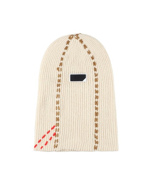 PHINGERIN(フィンガリン)の「【PHINGERIN/フィンガリン】PG1 BALACLAVA(ニットキャップ/ビーニー・メンズ・ベージュ/ネイビー/ワイン・FREE)」の4枚目の写真