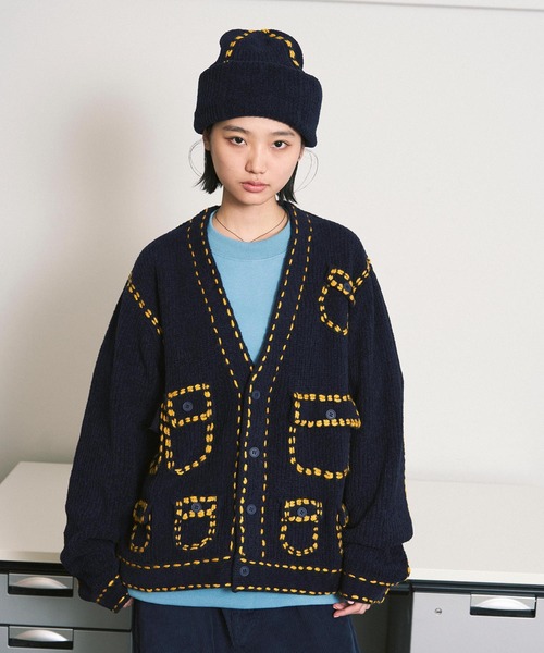 PHINGERIN(フィンガリン)の「【PHINGERIN/フィンガリン】PG1 BALACLAVA(ニットキャップ/ビーニー・メンズ・ベージュ/ネイビー/ワイン・FREE)」の7枚目の写真