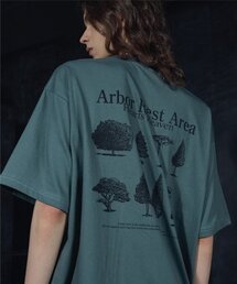 Rest Area 半袖Tシャツ フェイドグリーン