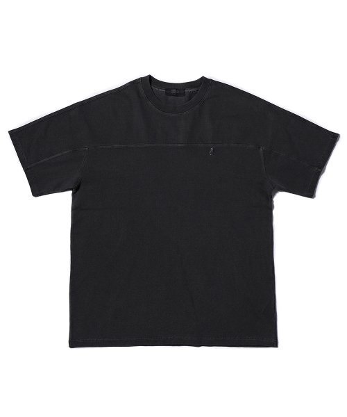 GAKKAI UNIONS(ガッカイユニオンズ)の「ピグメント切開半袖Tシャツチャコール(Tシャツ/カットソー・レディース・その他・MEDIUM)」の2枚目の写真