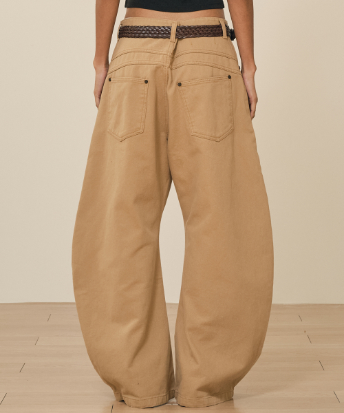 TAKEASY（テイクイージー）の「コットンカーブドJパンツ（ベージュ）（その他パンツ・メンズ・その他・MEDIUM/LARGE/X-LARGE/SMALL）」の4枚目の写真