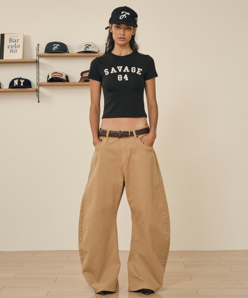 TAKEASY（テイクイージー）の「コットンカーブドJパンツ（ベージュ）（その他パンツ・メンズ・その他・MEDIUM/LARGE/X-LARGE/SMALL）」の5枚目の写真