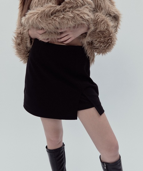 BLONDEY（ブロンディ）の「ミニスカートパンツ（スカート・レディース・ブラック/チャコールグレー・FREE）」の8枚目の写真