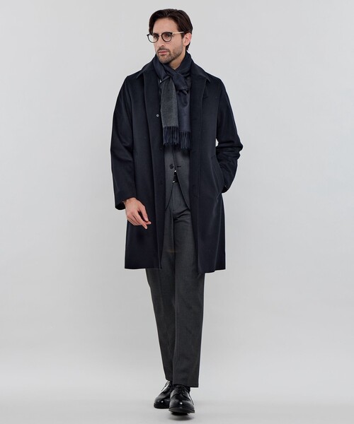 MACKINTOSH LONDON（マッキントッシュ ロンドン）の「【DUNFORD】ウールカシミヤビーバーステンカラーコート（ステンカラーコート・メンズ・ネイビー/チャコールグレー/ブラウン系その他5・36/38/40/42）」の5枚目の写真