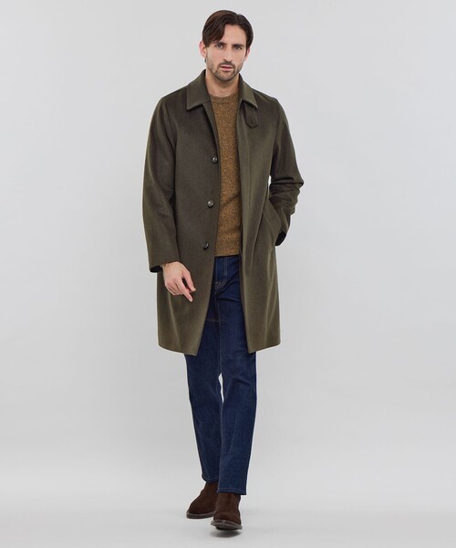 MACKINTOSH LONDON（マッキントッシュ ロンドン）の「【DUNFORD】ウールカシミヤビーバーステンカラーコート（ステンカラーコート・メンズ・ネイビー/チャコールグレー/ブラウン系その他5・36/38/40/42）」の6枚目の写真