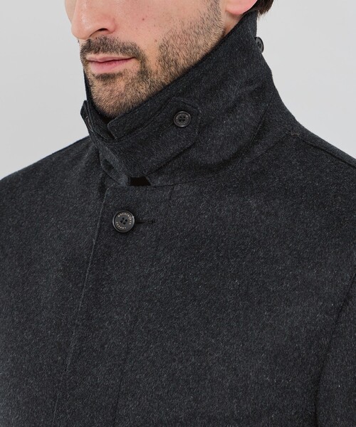 MACKINTOSH LONDON（マッキントッシュ ロンドン）の「【DUNFORD】ウールカシミヤビーバーステンカラーコート（ステンカラーコート・メンズ・ネイビー/チャコールグレー/ブラウン系その他5・36/38/40/42）」の10枚目の写真
