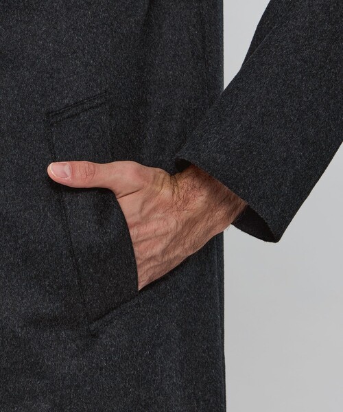 MACKINTOSH LONDON（マッキントッシュ ロンドン）の「【DUNFORD】ウールカシミヤビーバーステンカラーコート（ステンカラーコート・メンズ・ネイビー/チャコールグレー/ブラウン系その他5・36/38/40/42）」の12枚目の写真