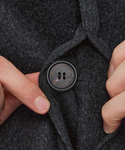 MACKINTOSH LONDON（マッキントッシュ ロンドン）の「【DUNFORD】ウールカシミヤビーバーステンカラーコート（ステンカラーコート・メンズ・ネイビー/チャコールグレー/ブラウン系その他5・36/38/40/42）」の14枚目の写真