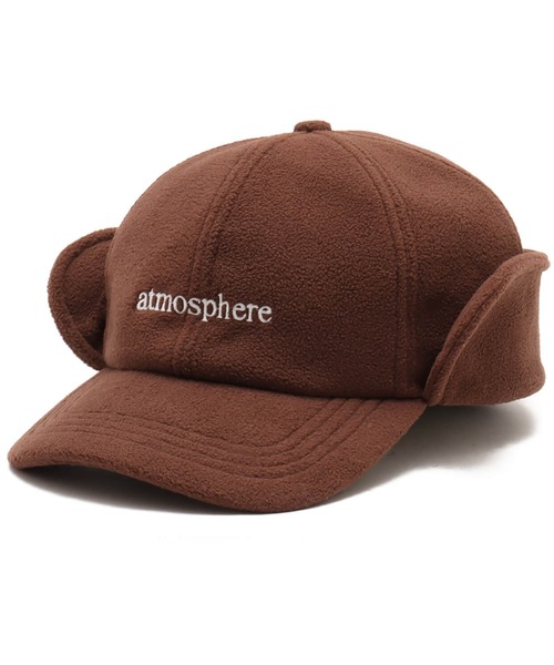 atmos(アトモス)の「atmos Fleece Cap / アトモス フリース キャップ(キャップ・メンズ・オフホワイト/ブラック/ブラウン・FREE)」の3枚目の写真