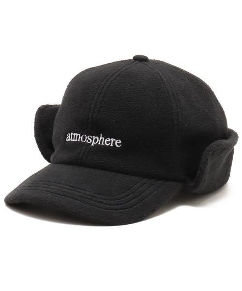 atmos(アトモス)の「atmos Fleece Cap / アトモス フリース キャップ(キャップ・メンズ・オフホワイト/ブラック/ブラウン・FREE)」の2枚目の写真