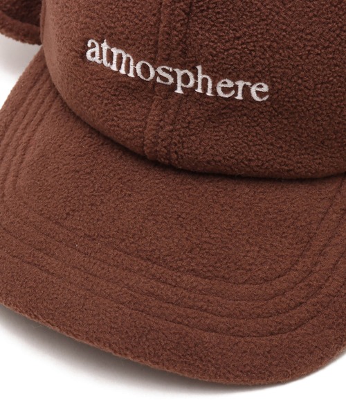 atmos(アトモス)の「atmos Fleece Cap / アトモス フリース キャップ(キャップ・メンズ・オフホワイト/ブラック/ブラウン・FREE)」の9枚目の写真