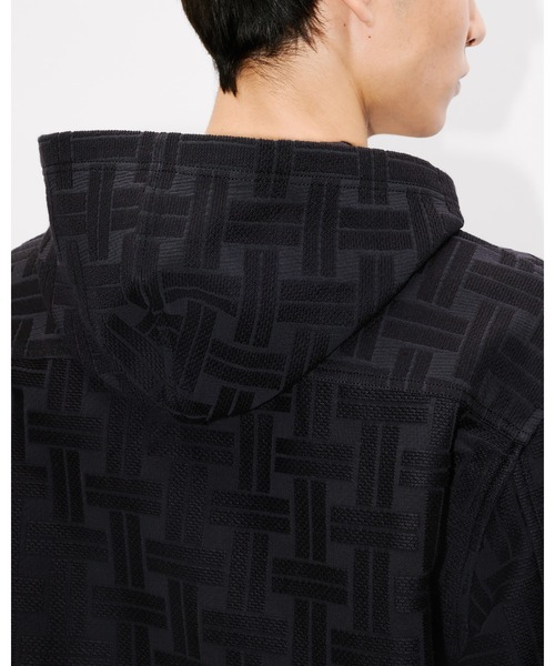 KENZO(ケンゾー)の「'KENZO Weave' フーデッド オーバーシャツ(シャツ/ブラウス・メンズ・ブラック系その他・MEDIUM/LARGE/X-SMALL/X-LARGE/SMALL)」の4枚目の写真
