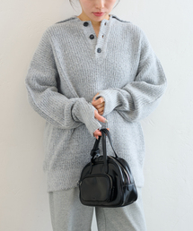 U by SPICK&SPAN | CaRouseLamBRa/ケラウズランブラ KURT KNIT LS BIG POLO(ニット/セーター)