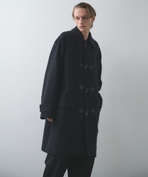 【markaware/marka】シェトランドウールオーガニックコットン ビッグ へリンボン / ダッフルコート/DUFFLE COAT