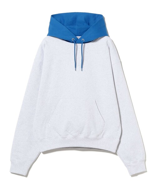 BEAMS（ビームス）の「【ワイドショートフィット】カラーブロック フーディ（スウェット・メンズ・ブラック/ブラック系その他・S/M/L/XL）」の8枚目の写真