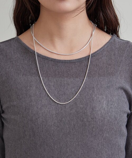 mystic(ミスティック)の「プレート付きクルーシアーロンT(Tシャツ/カットソー・レディース・オフホワイト/チャコールグレー/レッド/ピンク・FREE)」の22枚目の写真