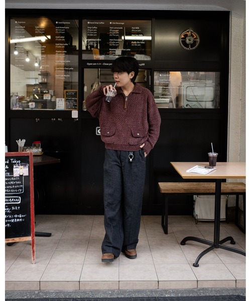 CIASU(シアス)の「ウールタックスラックス(スラックス・メンズ・ブラック・LARGE/MEDIUM)」の7枚目の写真