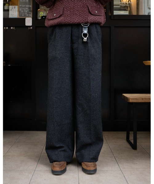 CIASU(シアス)の「ウールタックスラックス(スラックス・メンズ・ブラック・LARGE/MEDIUM)」の9枚目の写真