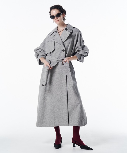 WOOL COMFORTABLE TRENCH COAT/ウールコンフォータブルトレンチコート