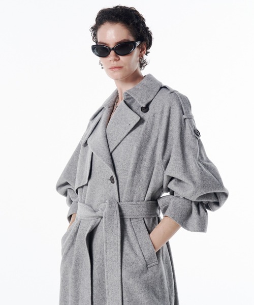 WOOL COMFORTABLE TRENCH COAT/ウールコンフォータブルトレンチコート