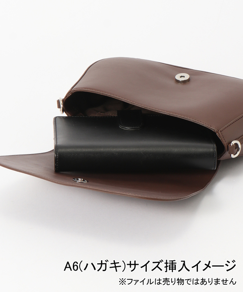 B.C STOCK（ベーセーストック）の「スエード調切り替えバッグ（ショルダーバッグ・レディース・ブラウン/ブラック・FREE）」の9枚目の写真