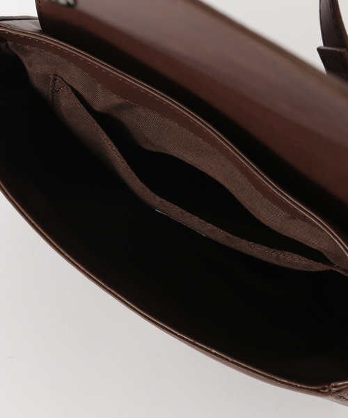 B.C STOCK（ベーセーストック）の「スエード調切り替えバッグ（ショルダーバッグ・レディース・ブラウン/ブラック・FREE）」の10枚目の写真