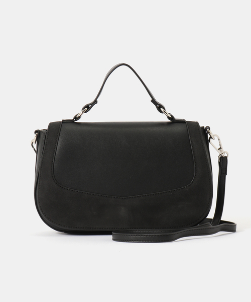 B.C STOCK（ベーセーストック）の「スエード調切り替えバッグ（ショルダーバッグ・レディース・ブラウン/ブラック・FREE）」の15枚目の写真