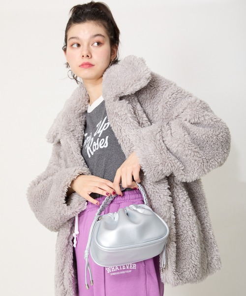 MISCH MASCH(ミッシュマッシュ)の「編み込みハンドバッグ(ハンドバッグ・レディース・ブラック/ブルー/シルバー・フリ-)」の10枚目の写真