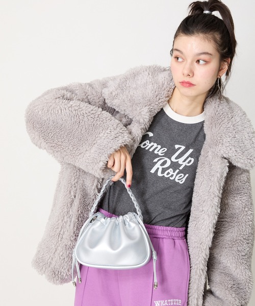 MISCH MASCH(ミッシュマッシュ)の「編み込みハンドバッグ(ハンドバッグ・レディース・ブラック/ブルー/シルバー・フリ-)」の11枚目の写真