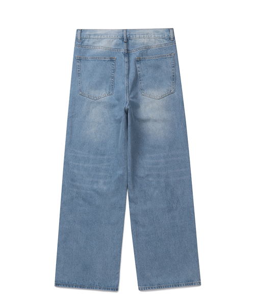CONNECT KINLOCH（コネクトキンロック）の「ワイドデニムパンツ（ブリーチド）（デニムパンツ・メンズ・その他・XX-LARGE/LARGE/MEDIUM/SMALL/X-LARGE）」の2枚目の写真