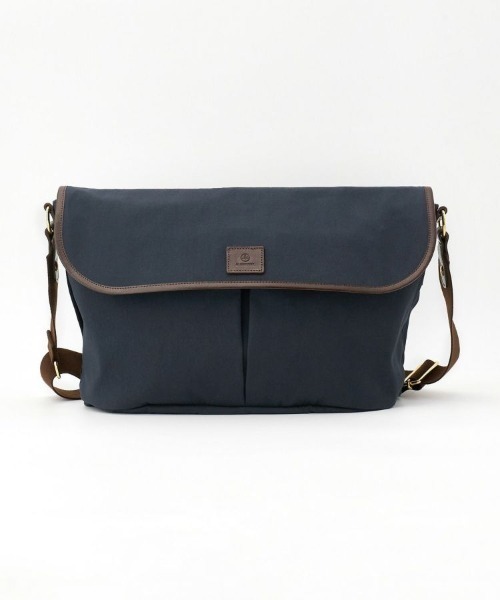 GLENROYAL（グレンロイヤル）の「【GLENROYAL / グレンロイヤル】2ポケットショルダーバッグ(コットンナイロン) 全2色（ショルダーバッグ・メンズ・ブラック/ネイビー・00）」の9枚目の写真