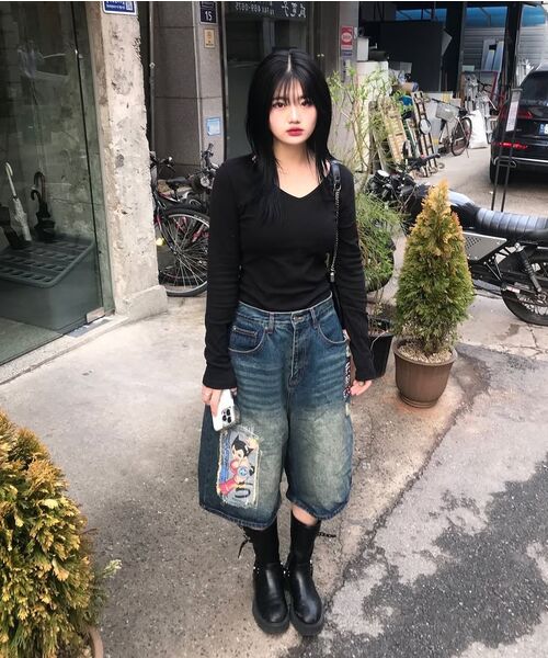 MAINBOOTH（メインブース）の「[アトム] マハ5デニムショーツ（インディゴ）（その他パンツ・レディース・その他・1/2/3）」の22枚目の写真