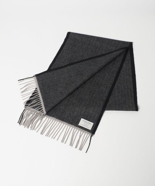 Johnstons of Elgin カシミヤマフラー ダークグレー Johnstons of Elgin（ジョンストンズ オブ エルガン） ジョンストンズ