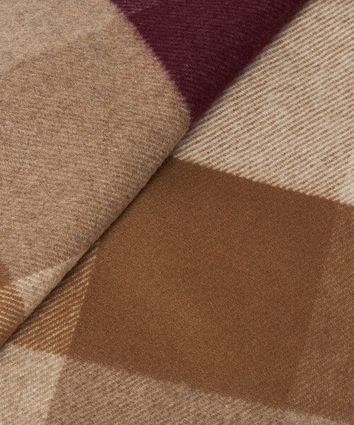 Johnstons of Elgin(ジョンストンズオブエルガン)の「【別注】<Johnstons of Elgin>GLR ウールカシミヤ マフラー(マフラー・メンズ・グレー系/ベージュ/ダークグレー/ダークブラウン・FREE)」の11枚目の写真