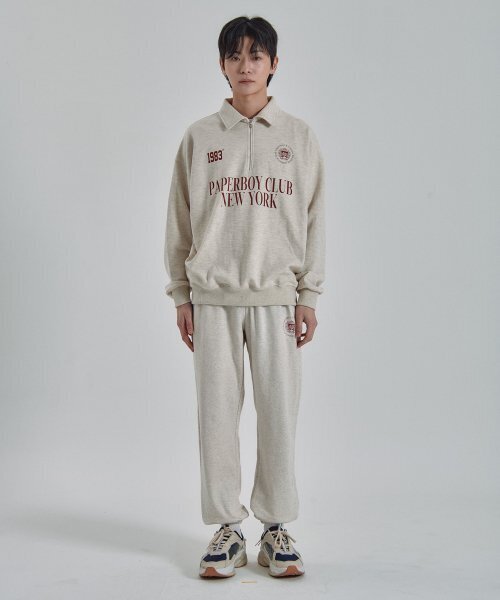 PAPERBOY(ペーパーボーイ)の「スポーツクラブ ハーフジップ - オートミール(その他トップス・レディース・その他・LARGE/MEDIUM/SMALL)」の3枚目の写真