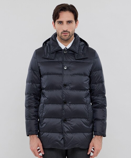 MACKINTOSH LONDON(マッキントッシュ ロンドン)の「【WEB・一部店舗限定】【ELINGTON】シンセティックフーデッドダウンアウター(ダウンジャケット/コート・メンズ・ネイビー/ベージュ系その他7・38/40/42)」の13枚目の写真