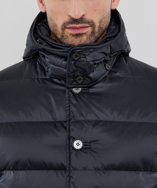 MACKINTOSH LONDON(マッキントッシュ ロンドン)の「【WEB・一部店舗限定】【ELINGTON】シンセティックフーデッドダウンアウター(ダウンジャケット/コート・メンズ・ネイビー/ベージュ系その他7・38/40/42)」の10枚目の写真