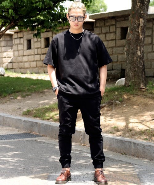 SAINTCREW(セントクルー)の「セミスリムフィット切り替えジョガーパンツ CS-301J ブラック(スウェットパンツ・メンズ・その他・LARGE/MEDIUM/SMALL/X-LARGE)」の7枚目の写真