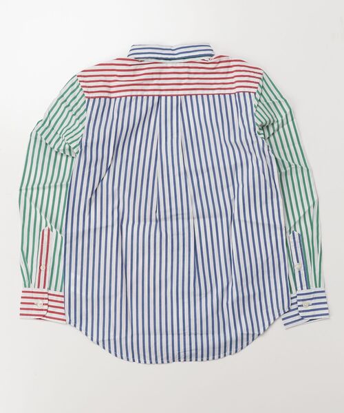 POLO RALPH LAUREN CHILDRENSWEAR(ポロ ラルフ ローレン チルドレンズウェア)の「ストライプド コットン ポプリン ファン シャツ(シャツ/ブラウス・キッズ・マルチ・L/XL/M/S)」の2枚目の写真