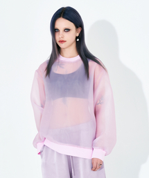 WARDOG（ワドッグ）の「Organza Man to Man Blouse Lavender（スウェット）」