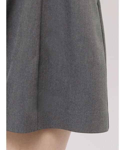 MERCURYDUO（マーキュリーデュオ）の「フィットアンドフレアジャケットミニロンパース（つなぎ/オールインワン・レディース・チャコールグレー/アイボリー・MEDIUM/SMALL）」の20枚目の写真