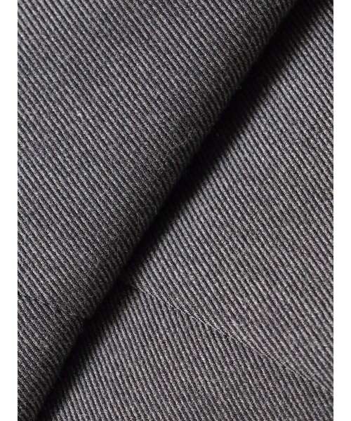 MERCURYDUO（マーキュリーデュオ）の「フィットアンドフレアジャケットミニロンパース（つなぎ/オールインワン・レディース・チャコールグレー/アイボリー・MEDIUM/SMALL）」の21枚目の写真