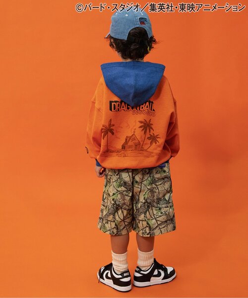 BREEZE（ブリーズ）の「ドラゴンボールコラボ 亀仙流パーカー（パーカー・キッズ・オレンジ・90/100/110/120/130/140/150）」の3枚目の写真